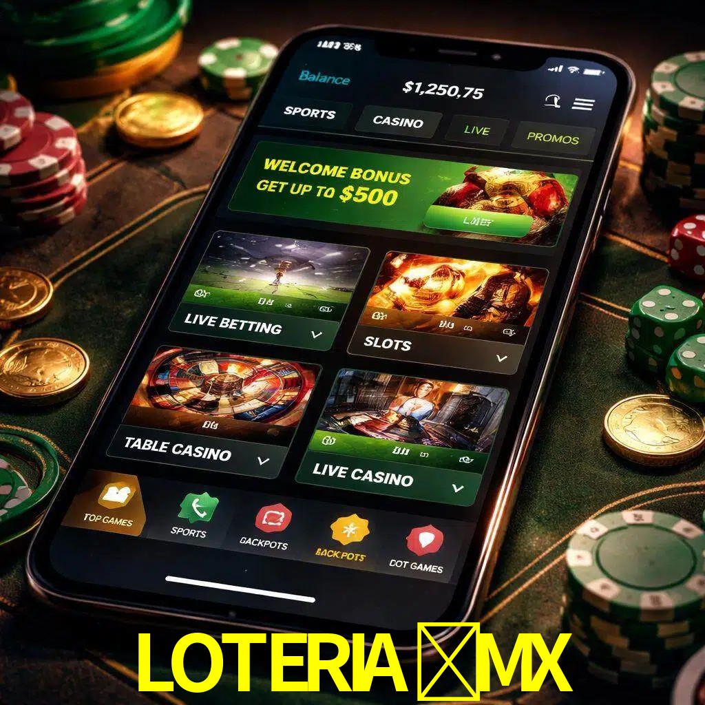 Diseño de juegos móviles LOTERIA-MX para usuarios en México
