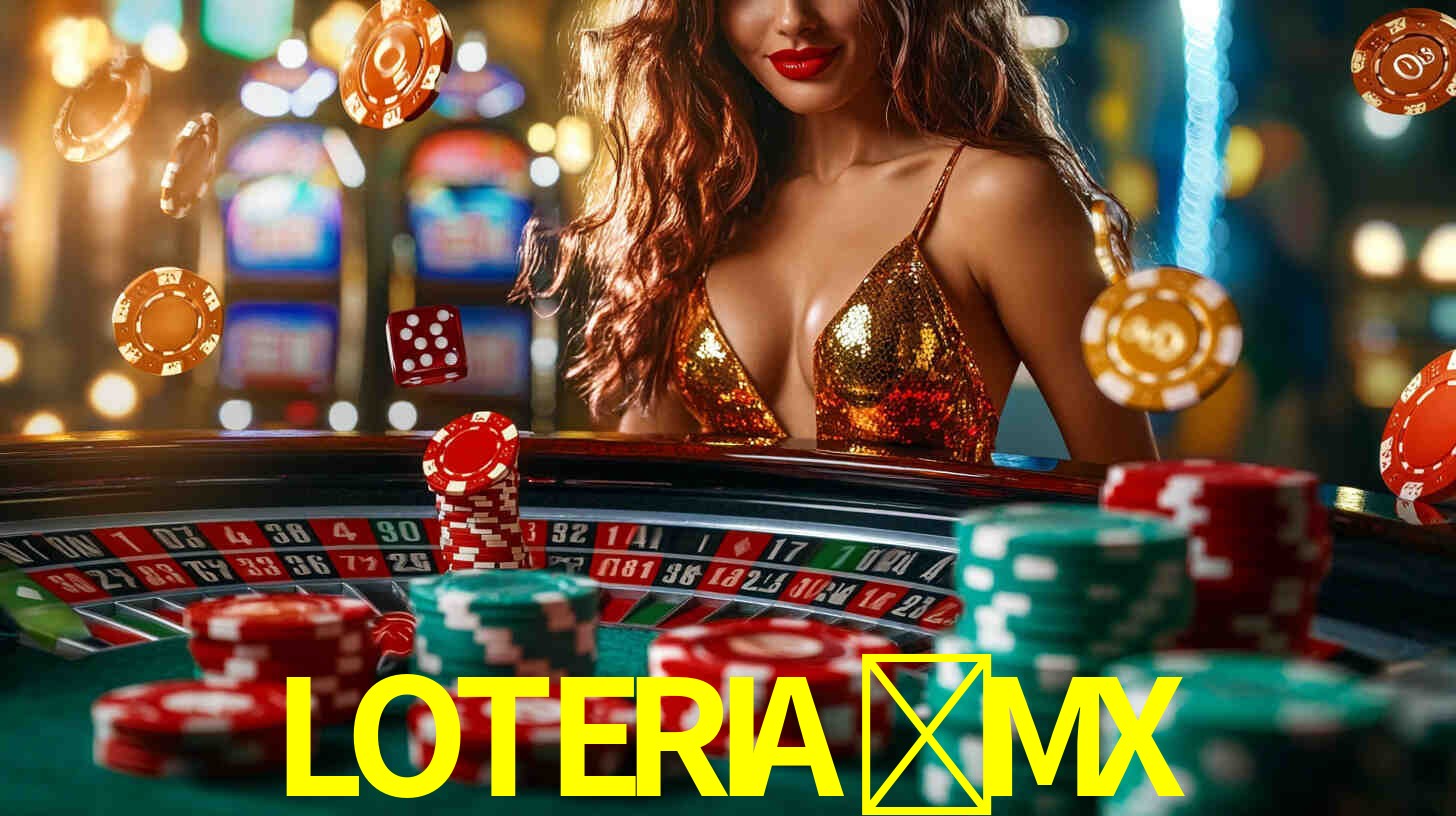 Interfaz de la app móvil LOTERIA-MX en un smartphone moderno